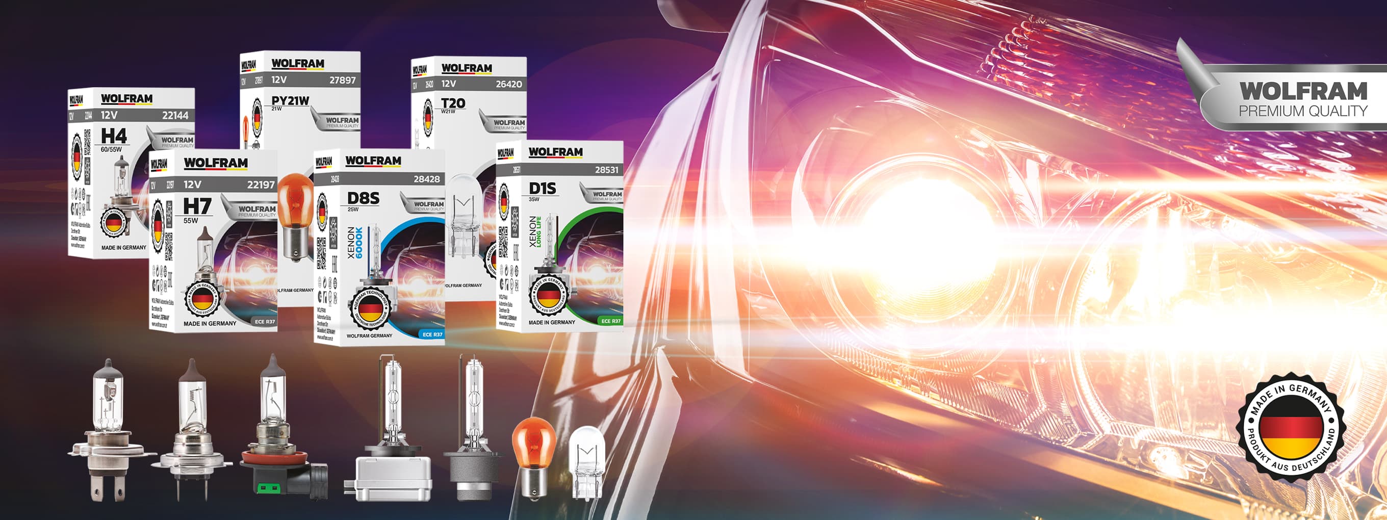 Otomobil Halojen Far Ampulleri